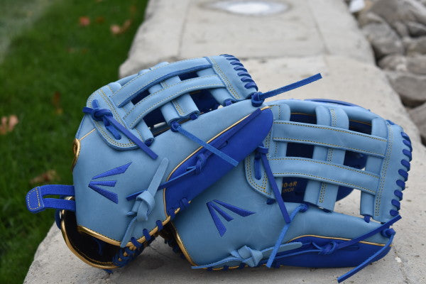 Easton Tantrum Series Slowpitch Glove - Blue & Gold