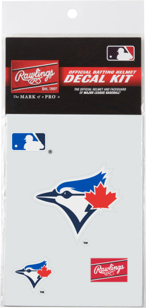 Rawlings Toronto Blue Jays Helmet Decal Kit - Maltby Sports