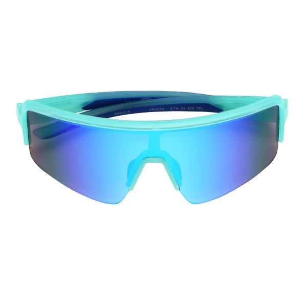 Easton Adult Teal/Blue Mirror Shield Sunglasses