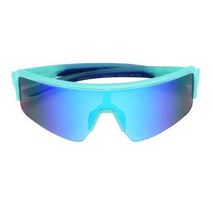 Easton Adult Teal/Blue Mirror Shield Sunglasses