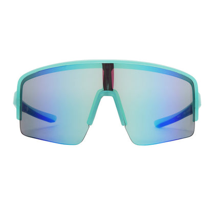 Easton Adult Teal/Blue Mirror Shield Sunglasses