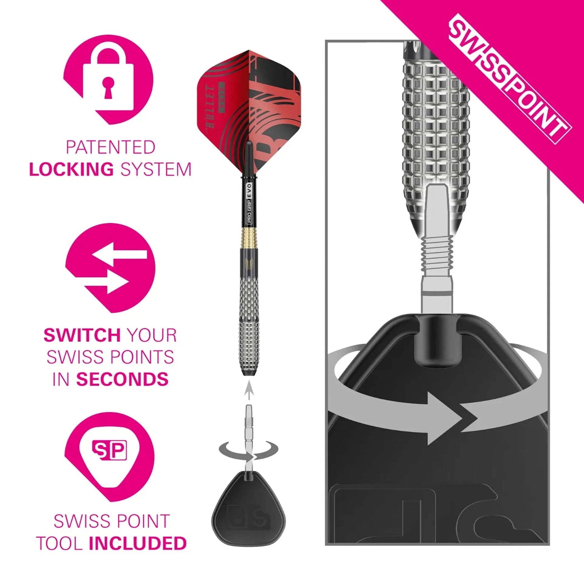 Target Stephen Bunting G5 Void SP 95% Tungsten Dart Set - Maltby Sports