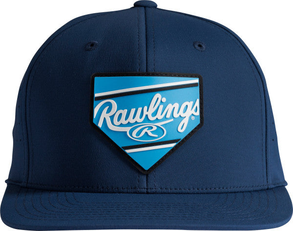 Rawlings Navy Base Logo Hat - Maltby Sports