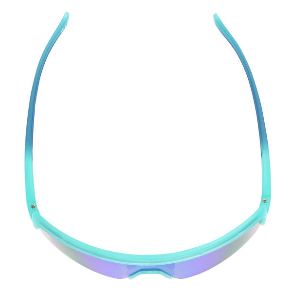 Easton Adult Teal/Blue Mirror Shield Sunglasses