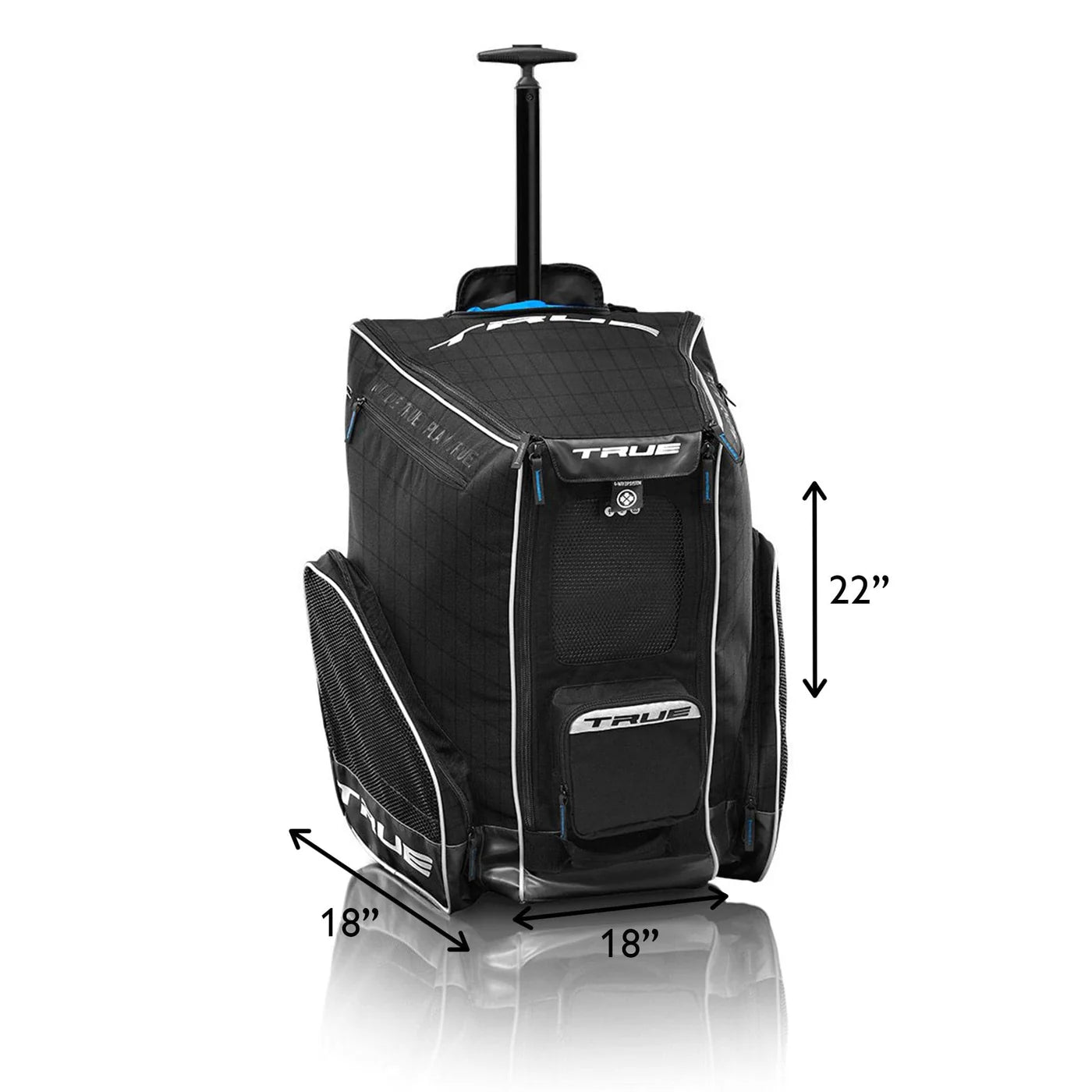True Elite Carry Compartment Wheeled Player Bag