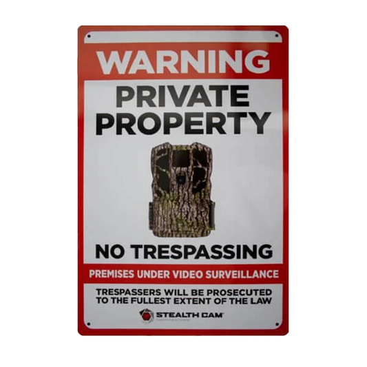 Stealth Cam Surveillance Sign