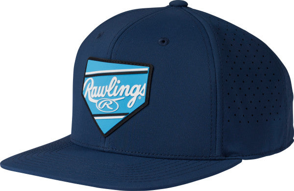 Rawlings Navy Base Logo Hat - Maltby Sports