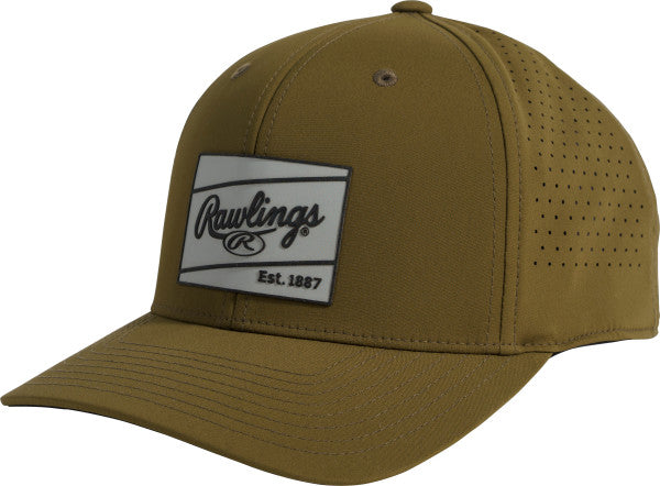 Rawlings Green Performance Snapback Hat - Maltby Sports