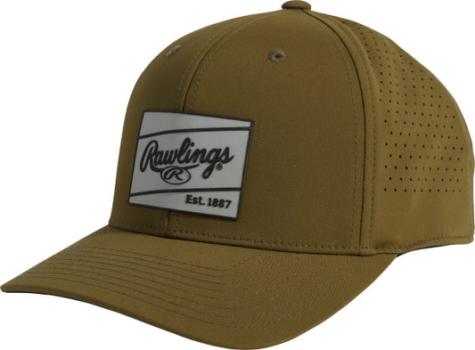 Rawlings Green Performance Snapback Hat - Maltby Sports
