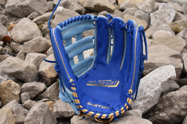 Easton Tantrum Series Slowpitch Glove - Blue & Gold