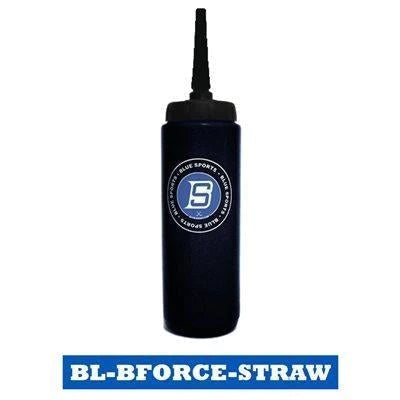 Blue Sports Straw Bottle
