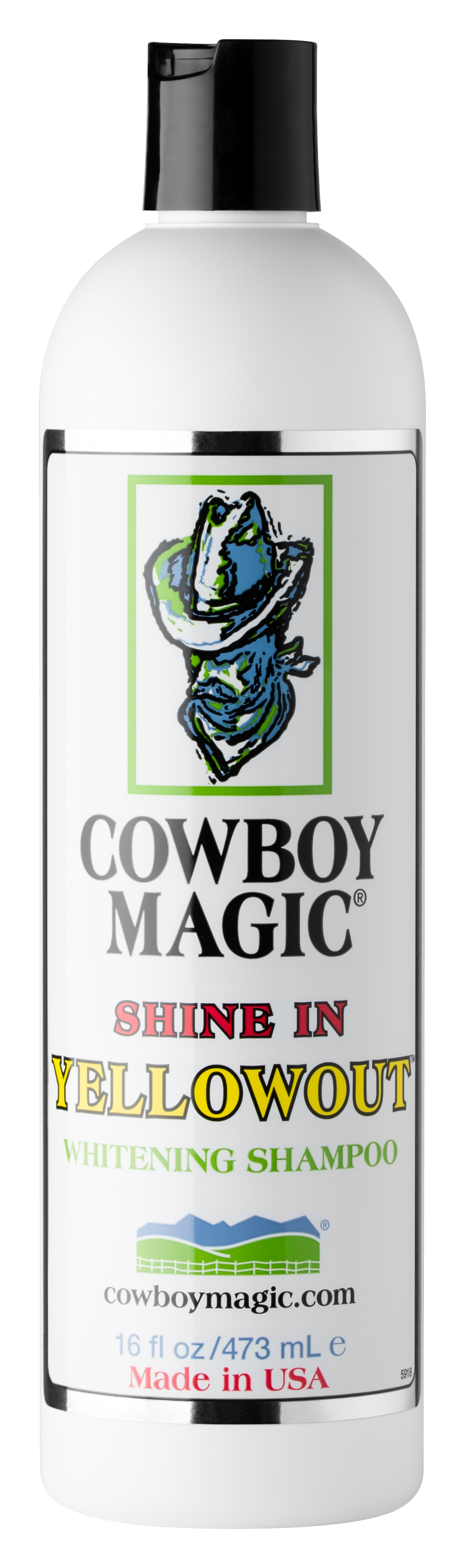 Cowboy Magic® Shine In Yellowout Whitening Shampoo (16oz)
