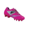 Eletto Sports LNA-090 TPR Pink/Silver Jr Soccer Cleats