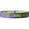 Nike Pro Headband - Purple/Volt