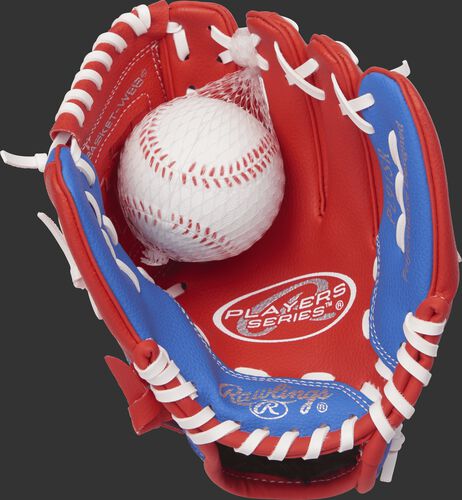 Rawlings Player's Series 9" P/IF, Conv/Bskt Red/Blue Ball Combo