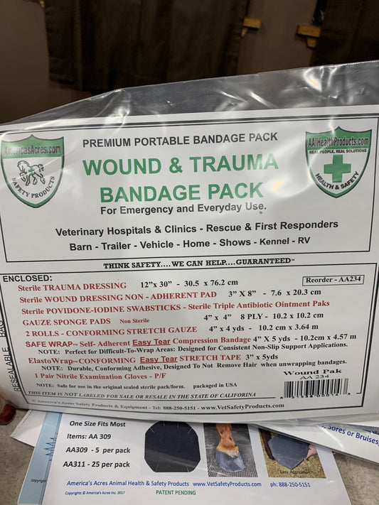 America Acres Wound & Trauma Bandage Pack