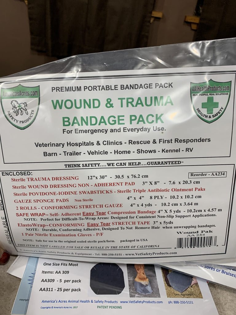 America Acres Wound & Trauma Bandage Pack