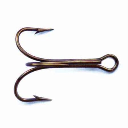 25 pcs Size 4 Mustad Treble-Hook - Maltby Sports