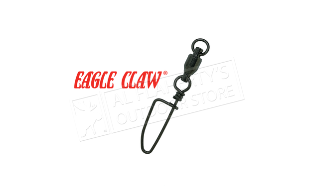 Eagle Claw Ball Bearing Swivel with Coastlock Snap 3Pk