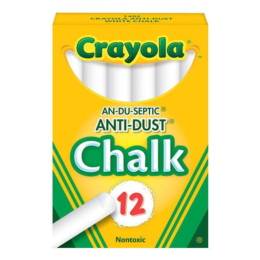 Crayola Nontoxic Anti-Dust Chalk - Maltby Sports