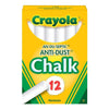 Crayola Nontoxic Anti-Dust Chalk - Maltby Sports