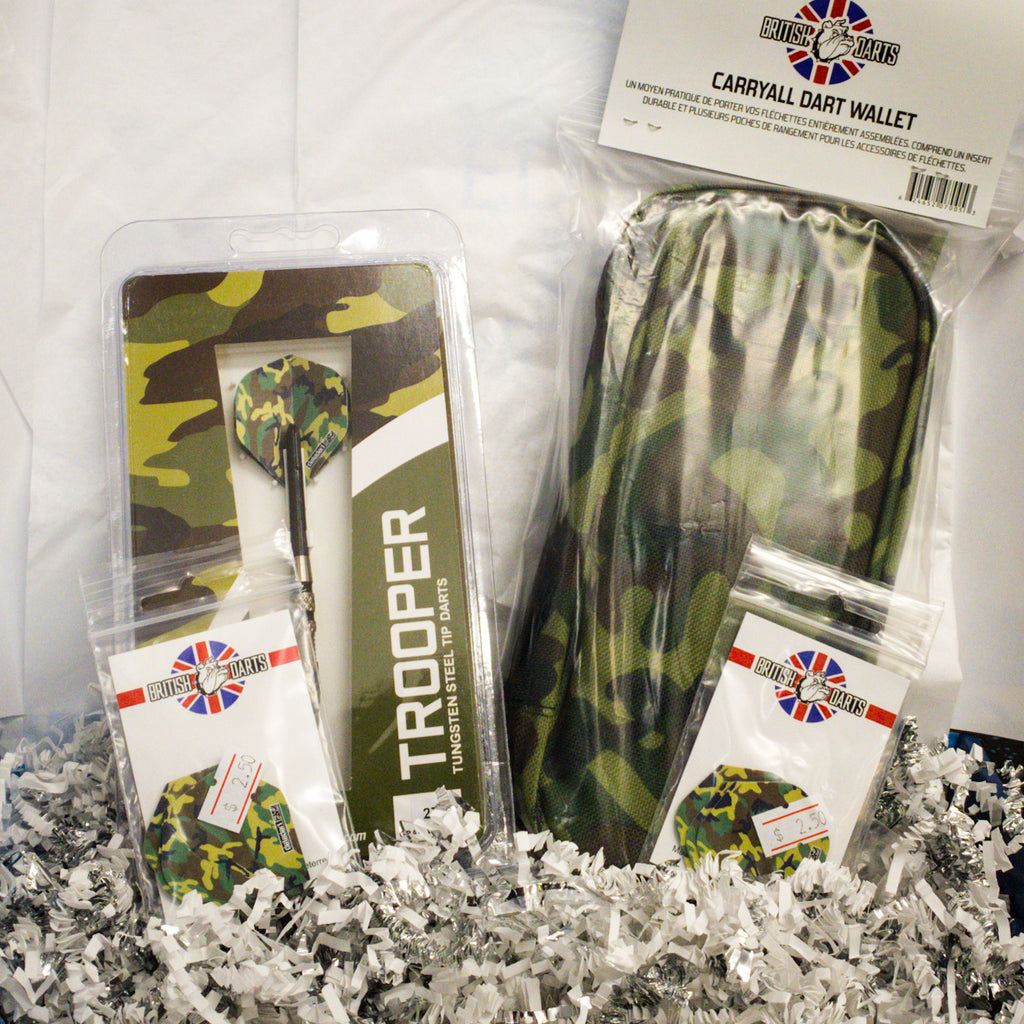 British Darts "Trooper" Camo Dart Gift Pack