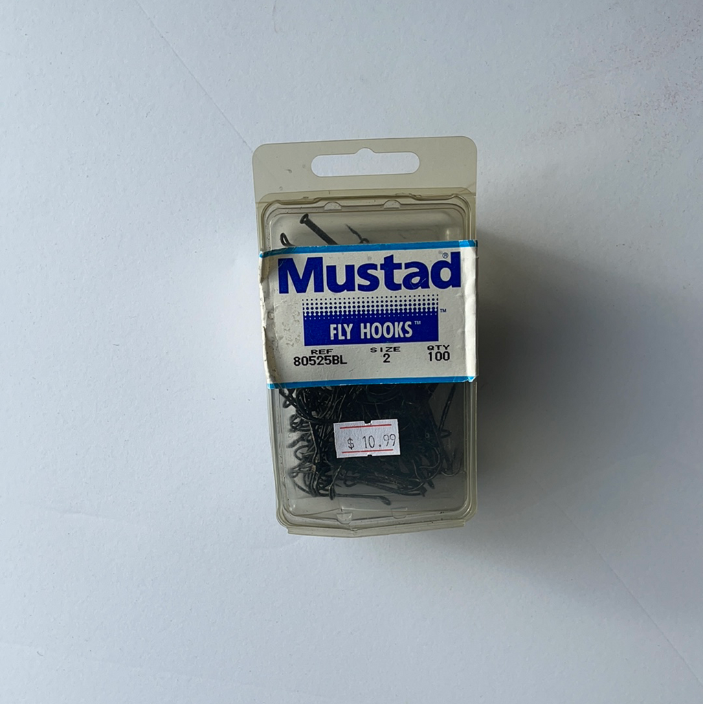 Mustad Fly Hooks - Size 2 - 100pk