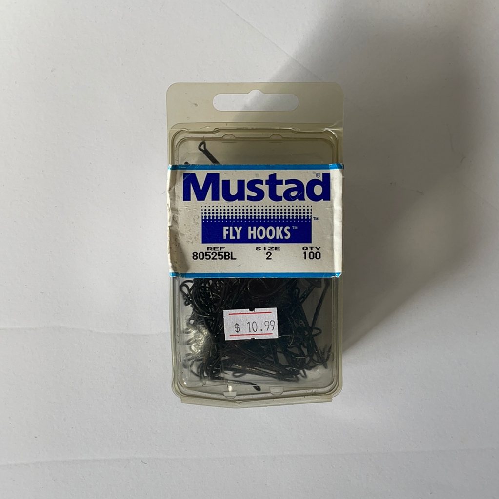Mustad Fly Hooks - Size 2 - 100pk