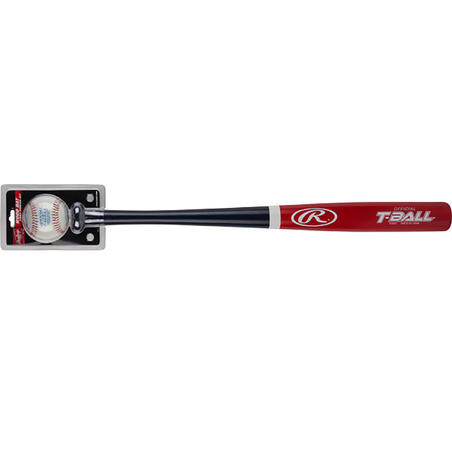 Rawlings Wood Bat T-Ball Kit